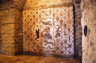 Interior of Beit Eddine, Beit ed Dine, Beiteddine Palace of Emir Bashir, Chouf, Lebanon 1998