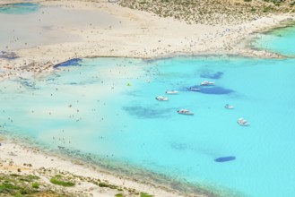 Balos bay, Gramvousa Peninsula, Chania, Crete, Greece, Europe