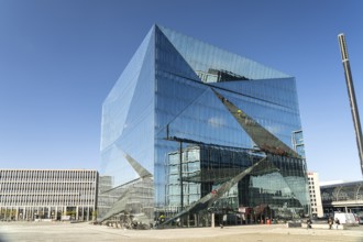 The modern Cube Berlin office building on Washingtonplatz Berlin, Germany, Europe