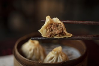 Duck dumplings (Jian Wang Kao Ya Bao), one of the most popular dishes at Nan Jing Da Pai Dang