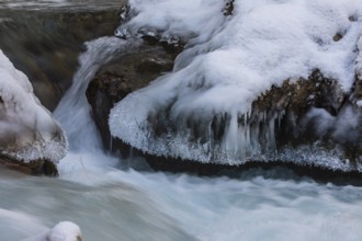 Rissbach creek in the Eng valley, Karwendel mountains, Austria, Europe