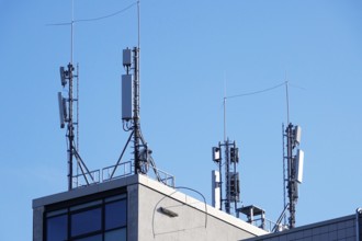 Mobile phone masts, Germany, Europe