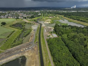 Dortmund / Castrop-Rauxel, North Rhine-Westphalia, Germany, river renaturalisation, renaturation of