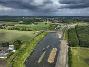 Dortmund / Castrop-Rauxel, North Rhine-Westphalia, Germany, river renaturalisation, renaturation of