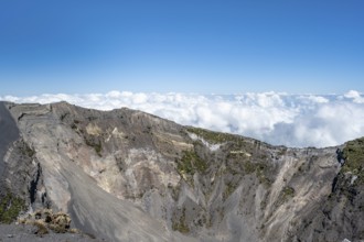 Crater of Irazú Volcano, Irazú Volcano National Park, Parque Nacional Volcan Irazu, Cartago