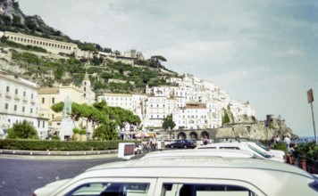 Taxi tandems in Amalfi, Italy 1998