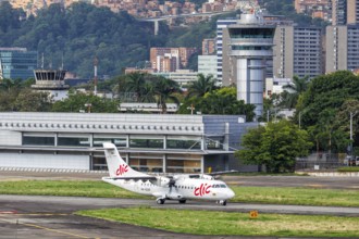 A Clic ATR 42-600 aircraft with registration HK-5315 at Enrique Olaya Herrera Airport in Medellin,