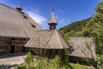 Court chapel in the Black Forest Open-Air Museum Vogtsbauernhof, Black Forest, Gutach,