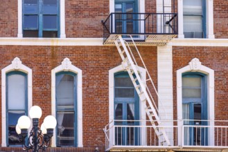 USA, San Diego Gaslamp quarter in historic neighborhood known for restaurants and nightlife, North