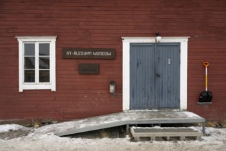 Mining Museum, Ny-Ålesund, Kongsfjord, Spitsbergen Island, Svalbard and Jan Mayen archipelago,