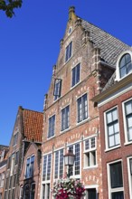 Historic stepped gable house in the historic centre of Hoorn, province of North Holland, West