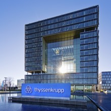 The main building Q1 of the corporate headquarters of ThyssenKrupp, Essen, Ruhr area, North