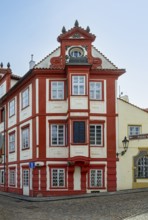 House At the Golden Grape, Nový Svet neighborhood, Hradcany, Prague, Czech Republic, Europe