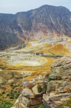 Nisyros volcano view, Nisyros Island, Dodecanese Islands, Greece, Europe