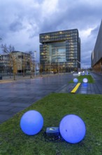 The Ruhr Tech Campus Essen, formerly the Thyssenkrupp Campus, headquarters of Thyssenkrupp,