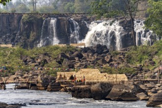 Tad Lo waterfall in the Bolaven Plateau near Ban Saenvang, Laos, Asia