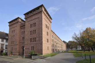 Proviant Magazin building built in 1867 with carnival museum, Old Town, Mainz, Rhine-Hesse region,