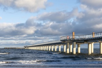 New pier in Prerow, at 720 metres the longest pier on the Baltic Sea, Prerow,