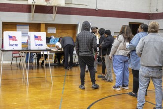 Detroit, Michigan USA, 5 November 2024, Voters cast ballots in the 2024 presidential election