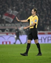 Referee Referee Sascha Stegemann Gesture Gesture MHPArena, MHP Arena Stuttgart, Baden-Württemberg,