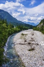 River Fella near Lussnitz, Kanaltal, Friuli-Venezia Giulia, Italy, Europe