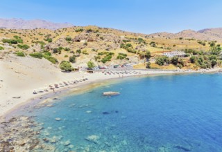 View of Agios Pavlos beach, Agios Pavlos, Southern Crete, Crete, Greek Islands, Greece, Europe