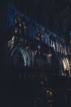 St patrick cathedral in Dublin at Christmas time in Ireland