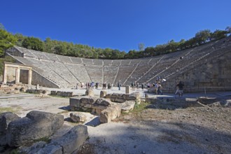 Theatre of Epidaurus, UNESCO World Heritage Site, Epidaurus, Argolis, Peloponnese, Greece, Europe