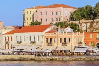 The Venetian Harbour, Chania, Crete, Greek Islands, Greece, Europe