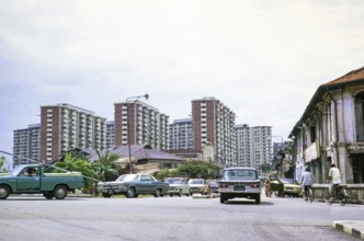 High rise apartment public housing HDB flats, Housing and Development Board project, Singapore,