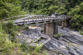 Bridge over Rio Coello, Payande, San Luis, Tolima, Colombia, South America