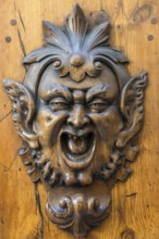 Devil's head, devil, sculpture, effigy, deterrence, evil, demon, culture, history, Siena, Italy,