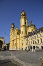 Europe, Germany, Bavaria, Munich, Odeonsplatz, Theatine Church, St Cajetan, founder of the Theatine