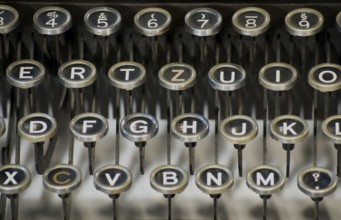 Old mechanical typewriter, type lever, Hamburg, Hamburg, Federal Republic of Germany