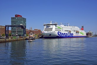 Europe, Germany, Schleswig-Holstein, Kiel, state capital, Baltic Sea, harbour, Schwedenkai, Stena