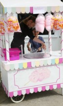 Candy floss stall Lowestoft, Suffolk, England, United Kingdom, Europe