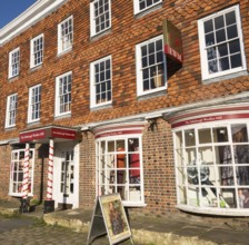 The Edinburgh Wooden Mill shop, High Street, Marlborough, Wiltshire, England, UK