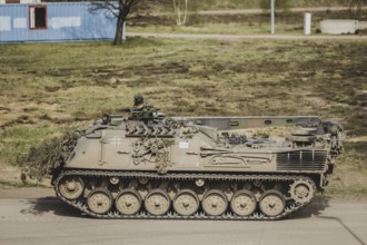 Büffel armoured recovery vehicle, photographed as part of a Bundeswehr exercise with armed forces