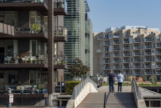 Sluseholmen neighbourhood, on an artificial island, former industrial area, now a new residential