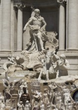 Palazzo Poli, also Palazzo Conti, Trevi Fountain, Fontana di Trevi, Rome, Italy, Europe