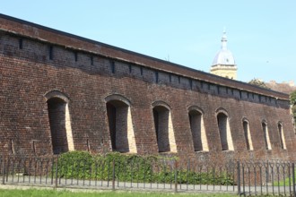 Outer wall of the bastion, fortress, Romania, Banat, Timisoara, Timisoara, Europe