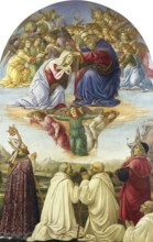 The Coronation Of The Virgin (ca. 1492), Painting by Sandro Botticelli (1 March 1445, 1510), one of