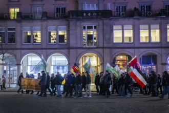 To mark 13 February and the destruction of Dresden in the Second World War, the small right-wing