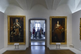 Königstein Fortress in Saxon Switzerland. Exhibition on the history of the fortress in Georgenburg