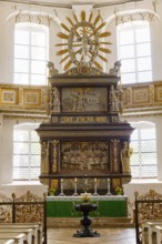 Schwarzenberg/Erzgeb. The Protestant-Lutheran St George's Church is a baroque hall church from