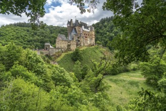 Eltz Castle in Wierschem, Rhineland-Palatinate, Germany, Europe