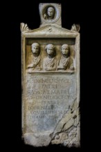 Tombstone of the Conelii family from the 1st century, Museo Archeologico Concordiese with finds