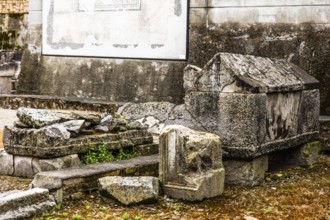 Archaeological excavations from early Christian and Roman times, Basilica Paleocristiana under the