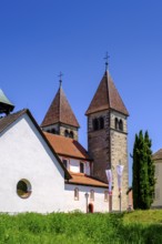 Collegiate Church of St Peter and Paul, Niederzell, UNESCO World Heritage Site, Reichenau Island on