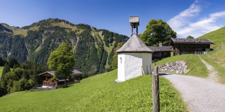 Gerstruben, a former mountain farming village in the Dietersbachtal valley near Oberstdorf, Allgäu